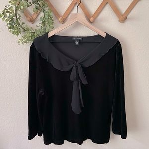 Hanky Panky Black Velvet Women's Top